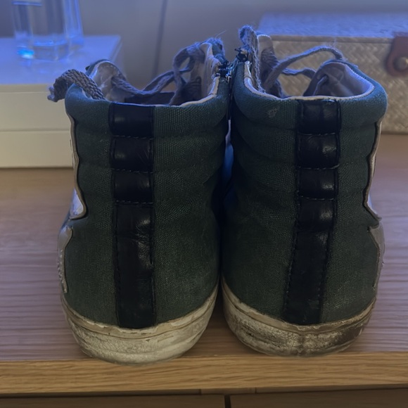 Mens golden goose high tops
Measure 11 3/4" at bottom - Picture 3 of 5